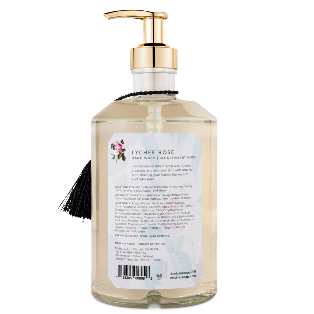 Luxe Glass Hand Wash Lychee Rose