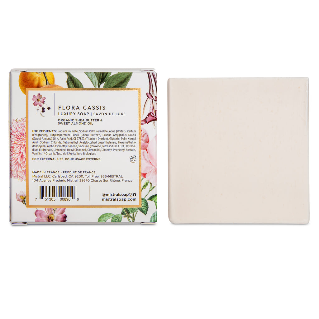 Luxe Square Bar Soap Flora Cassis